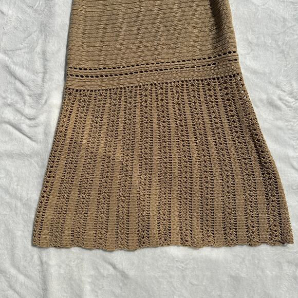 Rachel Comey Crochet Midi Dress Size Small Straw Cotton Knit $635 Peru EUC - Picture 12 of 16